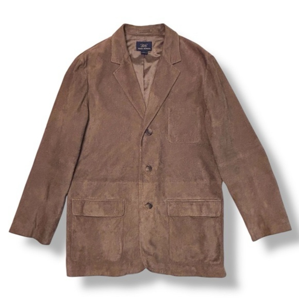 Brooks Brothers 346 Men’s Brown Suede Three Button Sports Coat